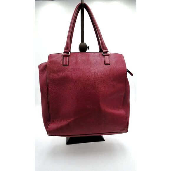 Kate Spade New York Laptop Tote Shoulder Bag Magenta Leather 13L x14 H x 4.5 W" - Picture 6 of 16